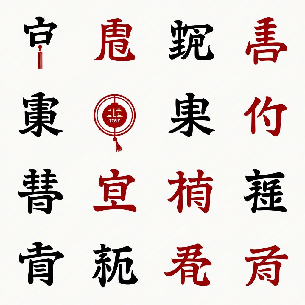 Bo suu tap da dang cac mau chu phuc vector va png ung dung trong thiet ke hien dai va co dien